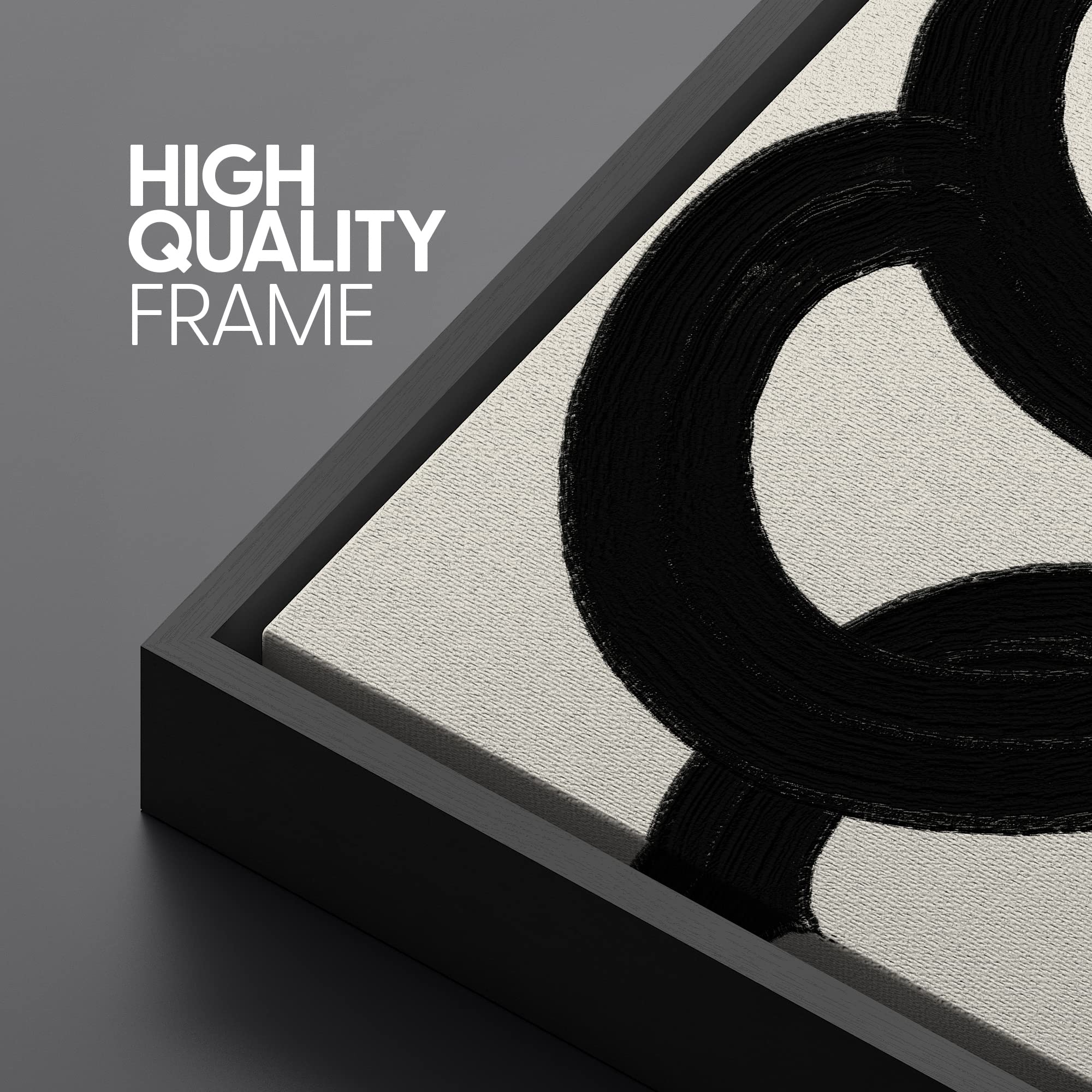 Amazon.com: SIGNLEADER Framed Canvas Print Wall Art Set Duotone